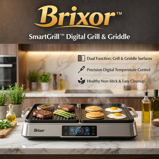 Brixor™ SmartGrill™ Digital Grill & Griddle